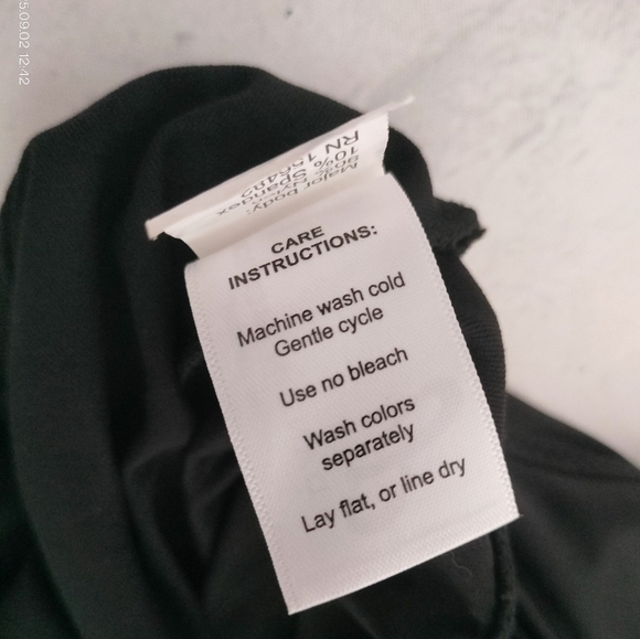 Dance Leotard DanzNMotion Sz Large Ballet Tap Lace Open X Back Ribbed - Picture 6 of 10